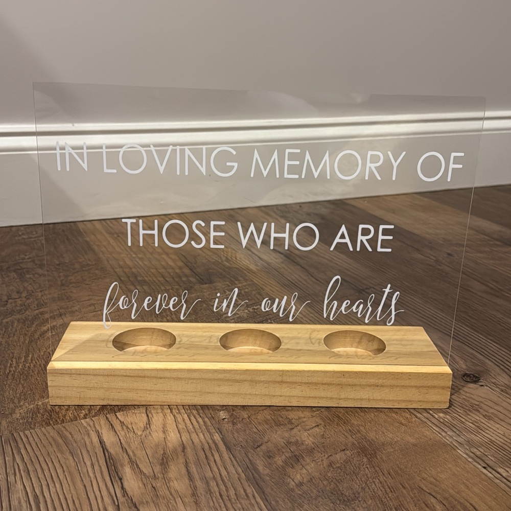 Memorial Candle Holder for wedding